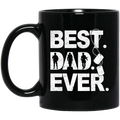 Veteran Coffee Mug Best Dad Ever Veteran 11oz - 15oz Black Mug CustomCat
