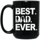 Veteran Coffee Mug Best Dad Ever Veteran 11oz - 15oz Black Mug CustomCat