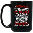Veteran Coffee Mug Caution No Matter What Age Location Or Occupation Don't Hurt My Daughter 11oz - 15oz Black Mug CustomCat