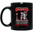 Veteran Coffee Mug I Have A Little Poppy As Red As Red Can Be Fought To Make Me Free Veteran 11oz - 15oz Black Mug CustomCat