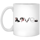 Veteran Coffee Mug Love Veteran 11oz - 15oz White Mug CustomCat