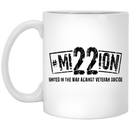 Veteran Coffee Mug Million United In The War Against Veteran Suicide 11oz - 15oz White Mug CustomCat