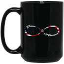 Veteran Coffee Mug Veteran America Infinity Forever 11oz - 15oz Black Mug CustomCat