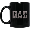 Veteran Coffee Mug Veteran Dad 11oz - 15oz Black Mug CustomCat