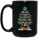 Veteran Coffee Mug Veteran - Merry Christmas Tree Xe tang 11oz - 15oz Black Mug CustomCat
