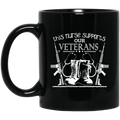 Veteran Coffee Mug Vetnurse-Front 11oz - 15oz Black Mug CustomCat