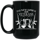 Veteran Coffee Mug Vetnurse-Front 11oz - 15oz Black Mug CustomCat