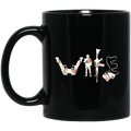 Veteran Coffee Mug Wife Veteran Lovers 11oz - 15oz Black Mug CustomCat