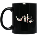 Veteran Coffee Mug Wife Veteran Lovers 11oz - 15oz Black Mug CustomCat