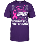 Veteran - God Gives His Hardest Battles To His Toughest Veterans GearLaunch