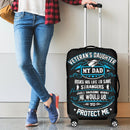Veteran's Daughter Is Protected By Her Dad Luggage Cover interestprint