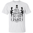 Veteran Sniper T-Shirt Til Death Do Us Part Sniper Skullcap Tee Shirts CustomCat