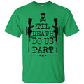 Veteran Sniper T-Shirt Til Death Do Us Part Sniper Skullcap Tee Shirts CustomCat