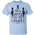 Veteran Sniper T-Shirt Til Death Do Us Part Sniper Skullcap Tee Shirts CustomCat