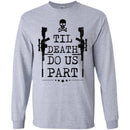 Veteran Sniper T-Shirt Til Death Do Us Part Sniper Skullcap Tee Shirts CustomCat