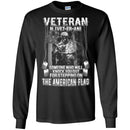 Veteran Someone Who Will Knock You Out For Stepping On The American Flag Shirts CustomCat