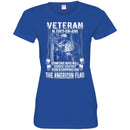Veteran Someone Who Will Knock You Out For Stepping On The American Flag Shirts CustomCat