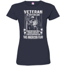 Veteran Someone Who Will Knock You Out For Stepping On The American Flag Shirts CustomCat