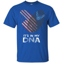 Veteran T Shirt Fingerprints It's In My DNA Navy Veteran Shirt CustomCat