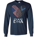 Veteran T Shirt Fingerprints It's In My DNA Navy Veteran Shirt CustomCat