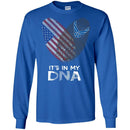 Veteran T Shirt Fingerprints It's In My DNA Navy Veteran Shirt CustomCat