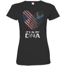 Veteran T Shirt Fingerprints It's In My DNA Navy Veteran Shirt CustomCat