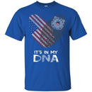 Veteran T Shirt Fingerprints It's In My DNA The Coast Guard Veteran Shirts CustomCat