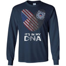Veteran T Shirt Fingerprints It's In My DNA The Coast Guard Veteran Shirts CustomCat