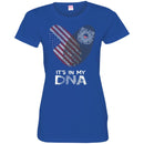 Veteran T Shirt Fingerprints It's In My DNA The Coast Guard Veteran Shirts CustomCat