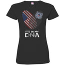 Veteran T Shirt Fingerprints It's In My DNA The Coast Guard Veteran Shirts CustomCat
