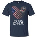 Veteran T Shirt Fingerprints It's In My DNA Veteran Shirts CustomCat