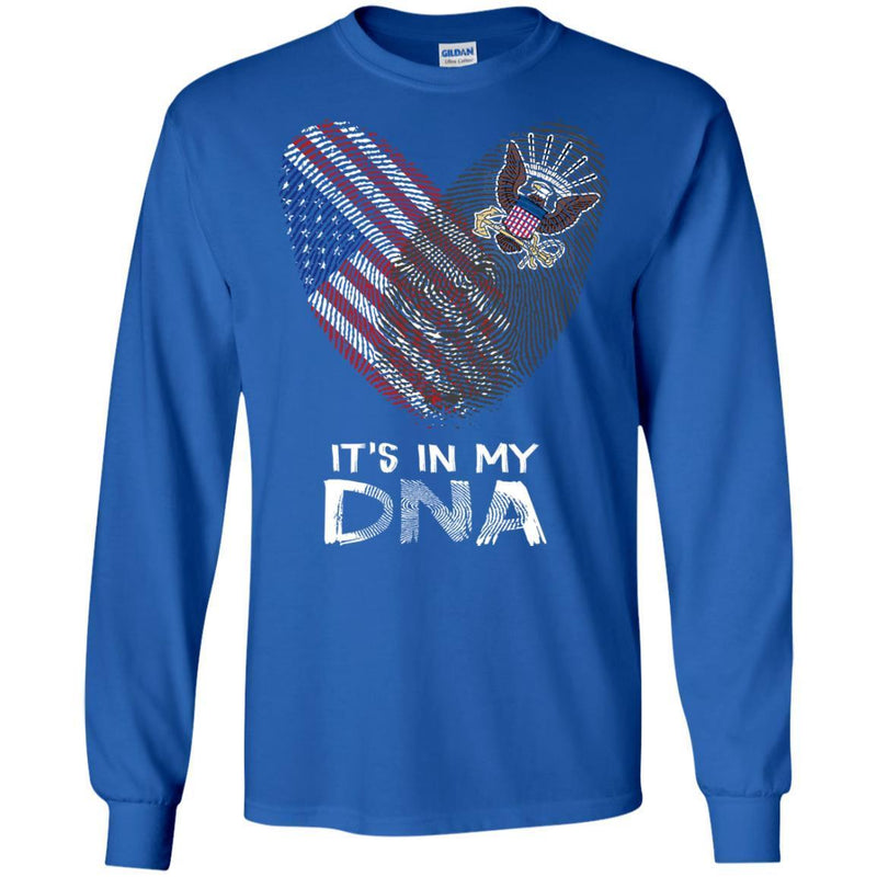 Veteran T Shirt Fingerprints It's In My DNA Veteran Shirts CustomCat