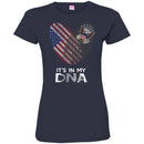 Veteran T Shirt Fingerprints It's In My DNA Veteran Shirts CustomCat