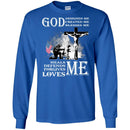Veteran T Shirt God Designed Me Created Me Blesses Me Heals Defends Forgives Loves Me Shirts CustomCat