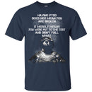 Veteran T Shirt Having PTSD Does Not Mean You Are Broken Shirts CustomCat