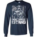 VETERAN T-SHIRT I DON'T KNEEL I STAND FOR THE FLAG ARMY SHIRT VETERANS' DAY TEE SHIRT CustomCat