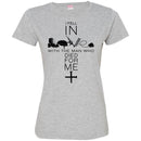 Veteran T-Shirt I Fell In With The Man Who Died For Me Christian Tees Shirts CustomCat