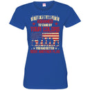 VETERAN T- SHIRT IF YOU ARE ASHAMED TO STAND BY YOUR COLORS YOU HAD BETTER SEEK ANOTHER FLAG SHIRTS CustomCat