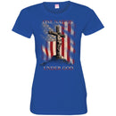 Veteran T Shirt One Nation Under God Tees Shirts CustomCat