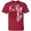 Veteran T Shirt Semper Fi Til I Die USMC Veteran Shirts CustomCat