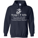 Veteran T Shirt Semper Fidelis For I Was Am And Shall Forever Be A United States Marine Shirts CustomCat