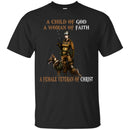 Veteran Tshirt - A Female Veteran Of Christ CustomCat