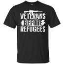 Veterans Before Refugees T-shirts & Hoodie for Veteran's Day CustomCat