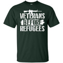 Veterans Before Refugees T-shirts & Hoodie for Veteran's Day CustomCat