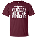 Veterans Before Refugees T-shirts & Hoodie for Veteran's Day CustomCat