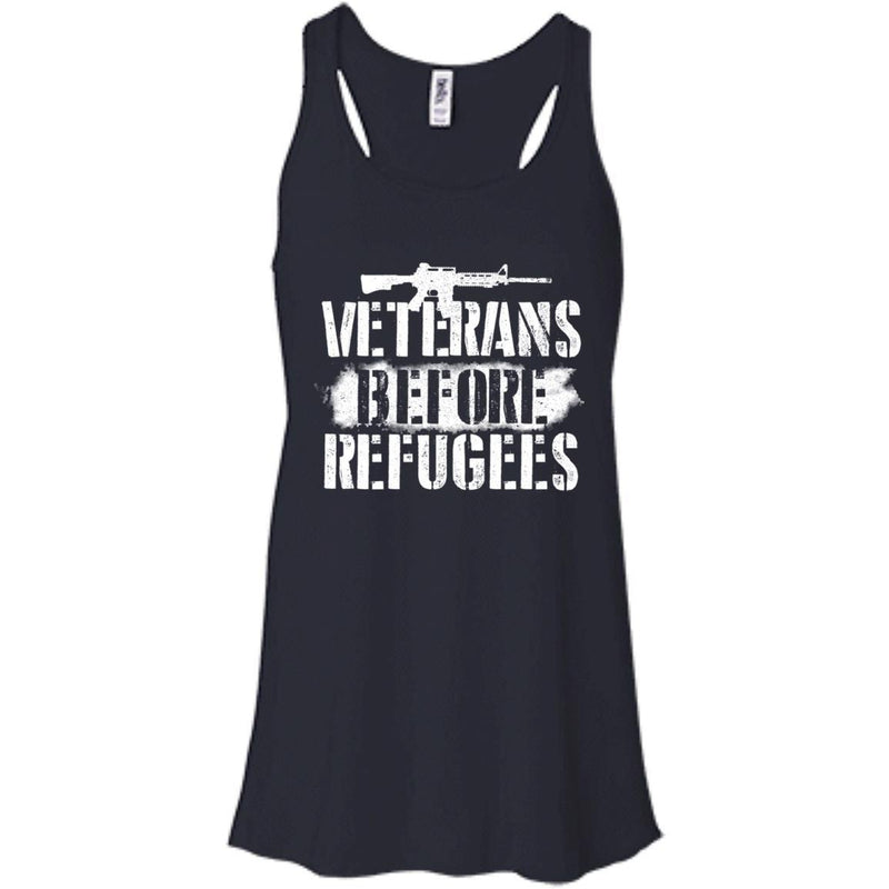 Veterans Before Refugees T-shirts & Hoodie for Veteran's Day CustomCat