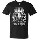 viking dad the man the myth the legend t-shirts CustomCat