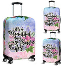 Vintage Flower Nurse Saying Luggage Cover interestprint