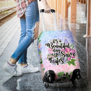 Vintage Flower Nurse Saying Luggage Cover interestprint