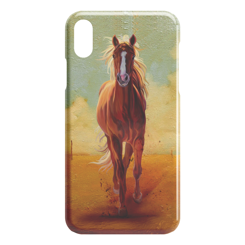 Vintage Horse Oil Painting iPhone Case